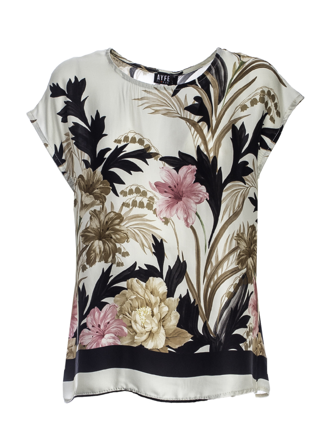 BLUSA STAMPATA, 4TG - WHITE